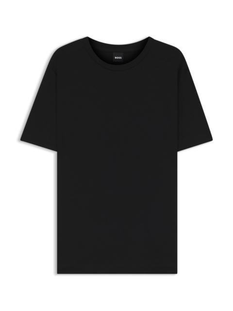BOSS REGULAR-FIT T-SHIRT IN PIQUÉ FABRIC WITH COTTON