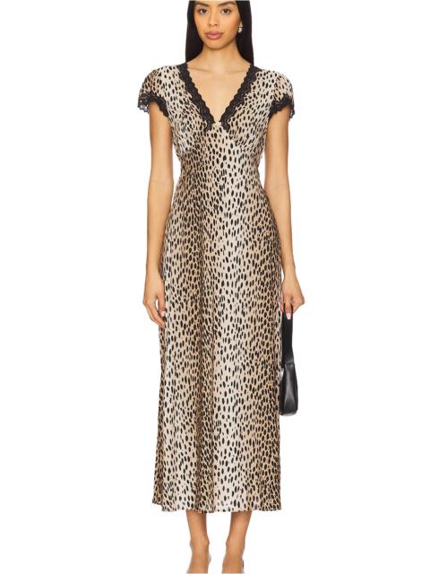 RIXO Clarice Midi Dress