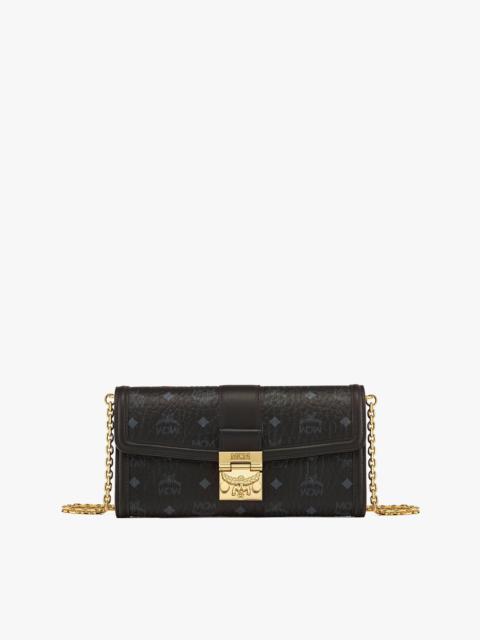 MCM Tracy Chain Wallet in Visetos