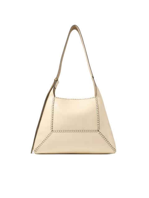 JIMMY CHOO medium Diamond Hobo leather shoulder bag