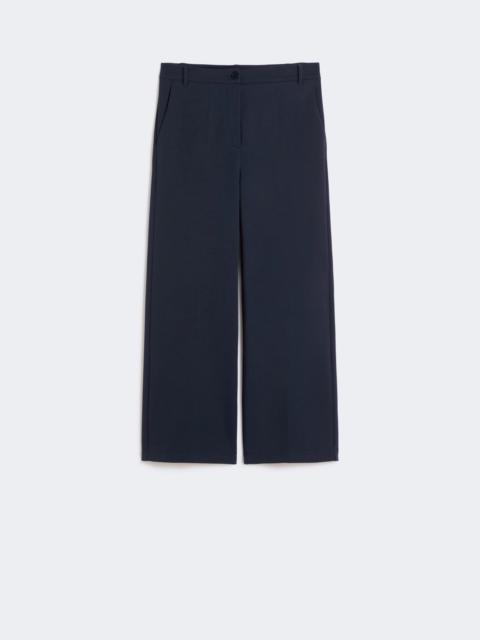 WEEKEND Max Mara Double-faced jersey trousers - NAVY
