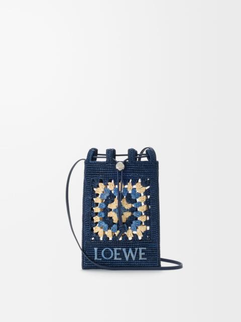 Loewe Drawstring pocket in classic calfskin and raffia