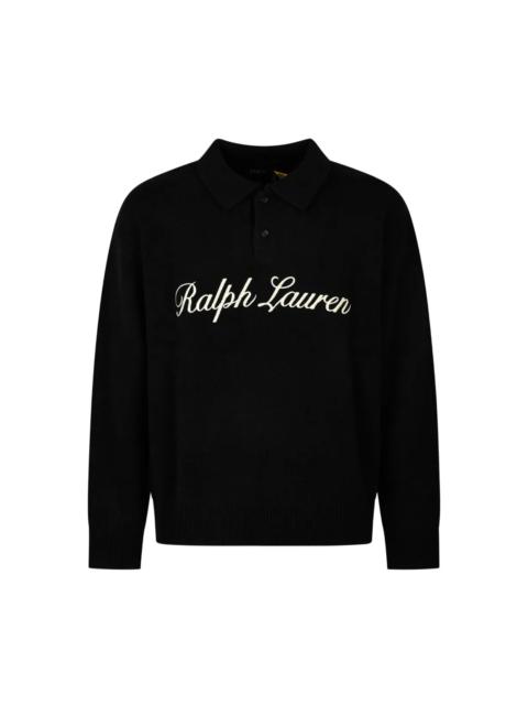 Polo Ralph Lauren LOGO-EMBROIDERED POLO-COLLAR SWEATER
