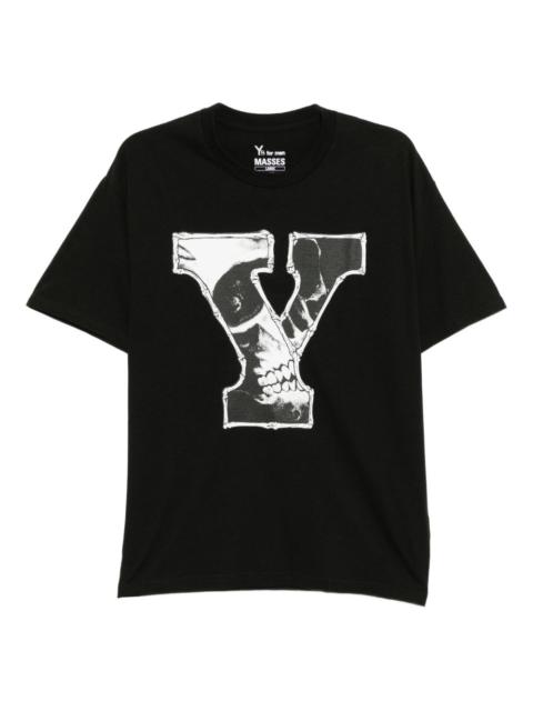 Yohji Yamamoto graphic-print cotton T-shirt