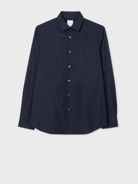 Paul Smith Dark Navy Cotton Poplin Shirt