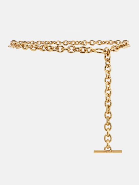 Alexander McQueen T-Bar chain belt