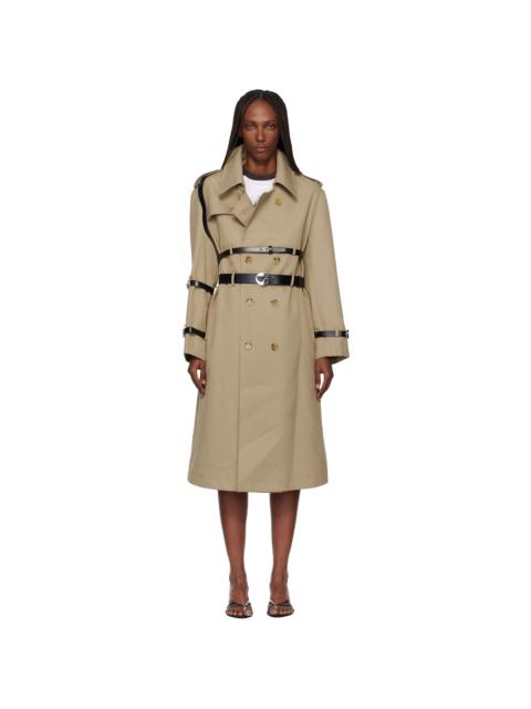 COPERNI Beige Multi Belt Trench Coat