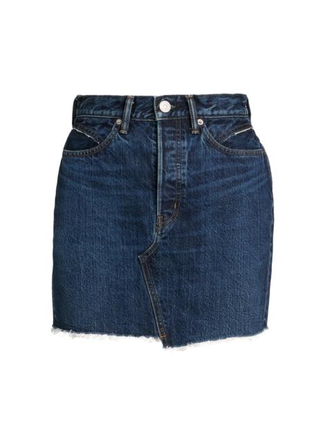 MOUSSY VINTAGE Women's Duxbury Denim Western Miniskirt - Blue