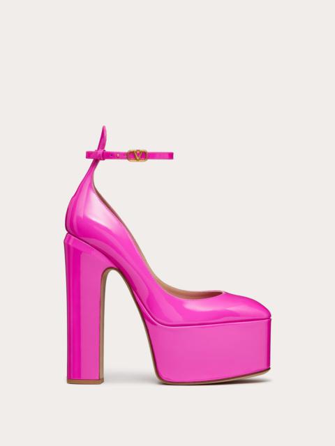Valentino VALENTINO GARAVANI TAN-GO PLATFORM PUMP IN PATENT LEATHER 155 MM