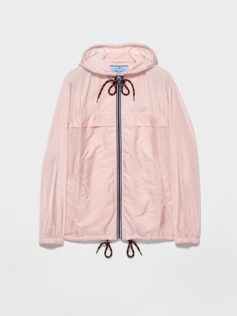 Prada Lightweight Re-Nylon hooded raincoat