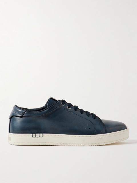 Berluti The Playtime Venezia Leather Sneakers Navy