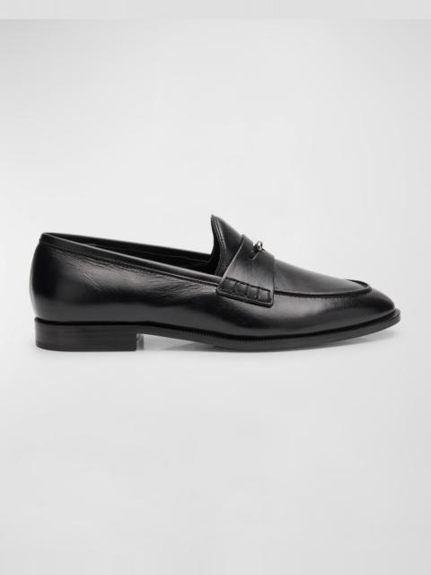 Giuseppe Zanotti Men's Archiel Leather Penny Loafers