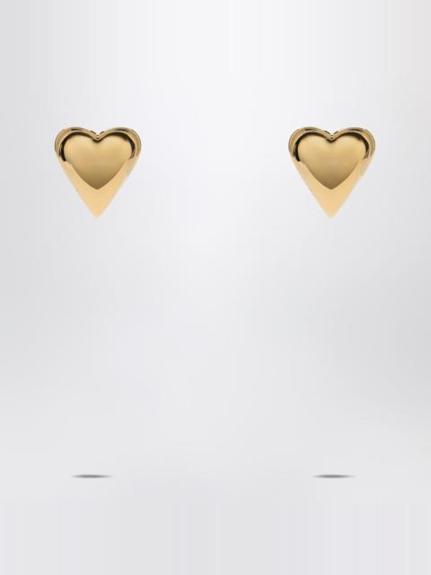Alaïa Le Coeur Bombé gold earrings