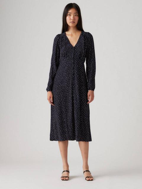 Levi's SARINA LONG SLEEVE MIDI DRESS