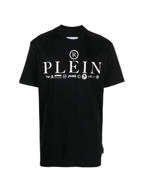 PHILIPP PLEIN SS Logos round-neck T-shirt