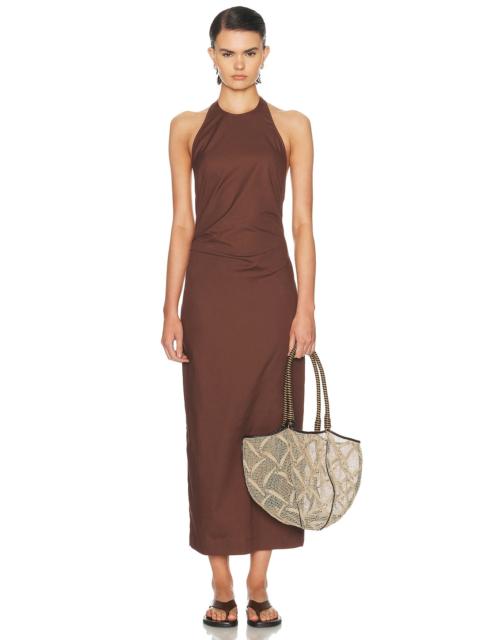 Enza Costa Poplin Halter Dress