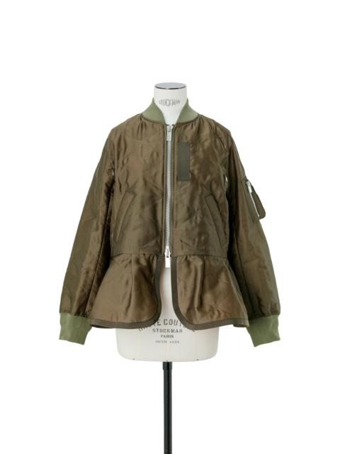 sacai Quilted Satin Blouson