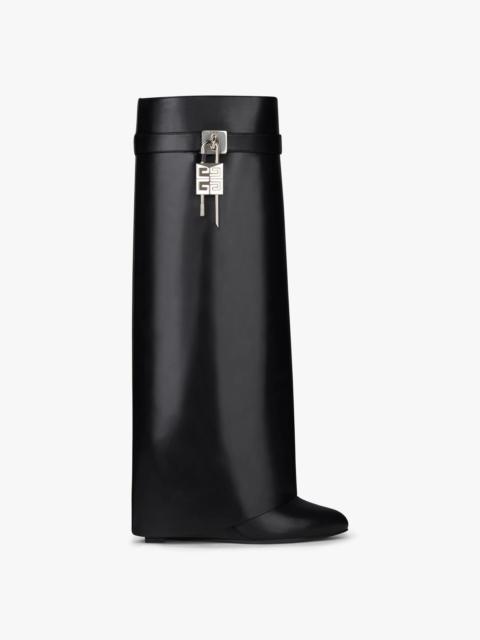 Givenchy SHARK LOCK BOOTS IN LEATHER