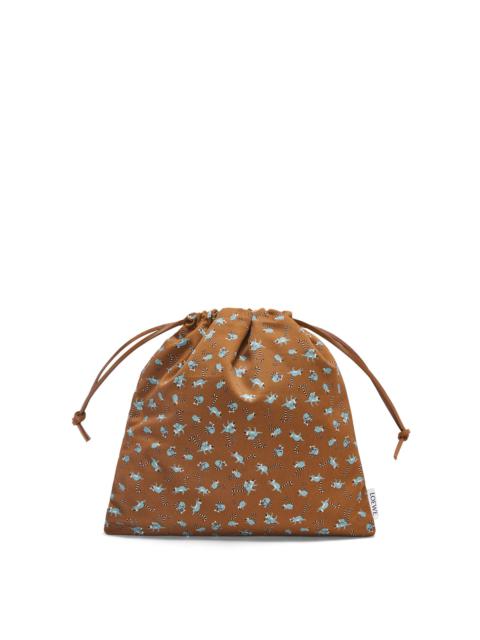 Loewe Lemur small drawstring pouch in canvas