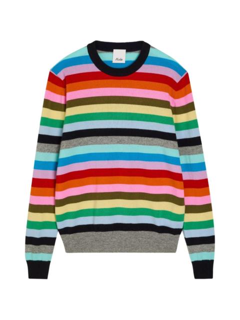 Allude striped sweater