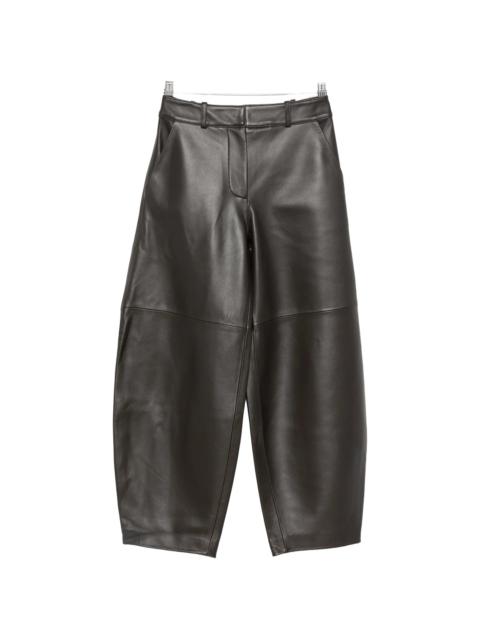 CO Co Wide-leg Leather Trousers