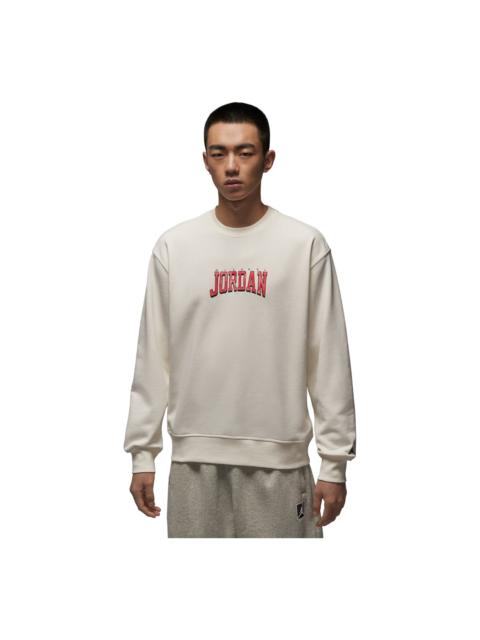 Jordan Air Jordan Fleece Graphic Crewneck Sweatshirt 'Sail' IR0111-133