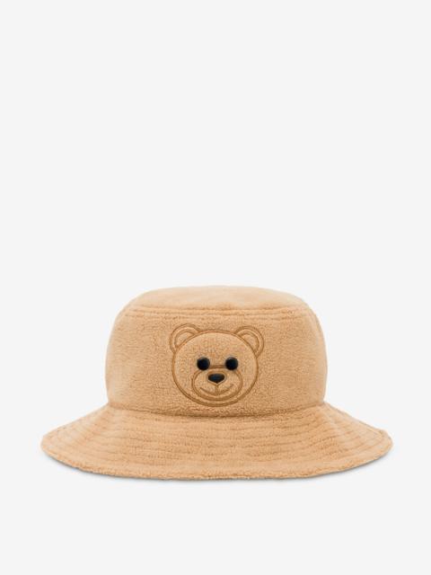 MOSCHINO TEDDY BEAR FLEECE HAT