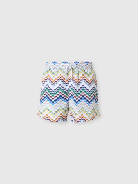 Missoni Printed swim shorts with pockets