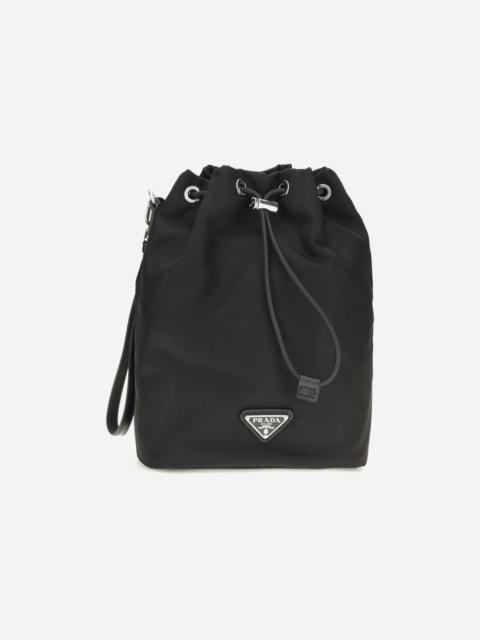 Prada Re-Nylon and Saffiano leather Bucket Bag