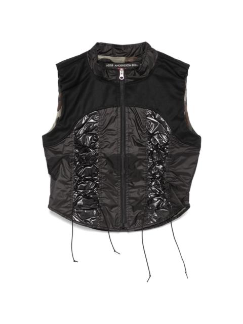 Andersson Bell utility vest trompe loeil T-shirts | REVERSIBLE