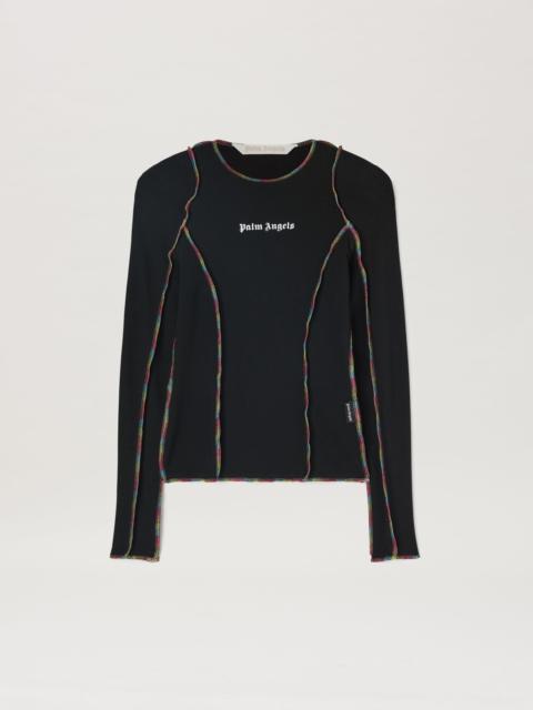 Palm Angels Rainbow Stitching Fit T-Shirt