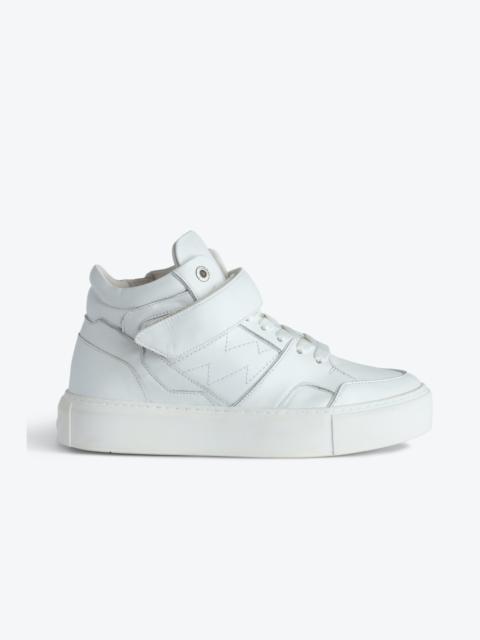 Zadig & Voltaire ZV1747 Flash Chunky Mid-Top Trainers