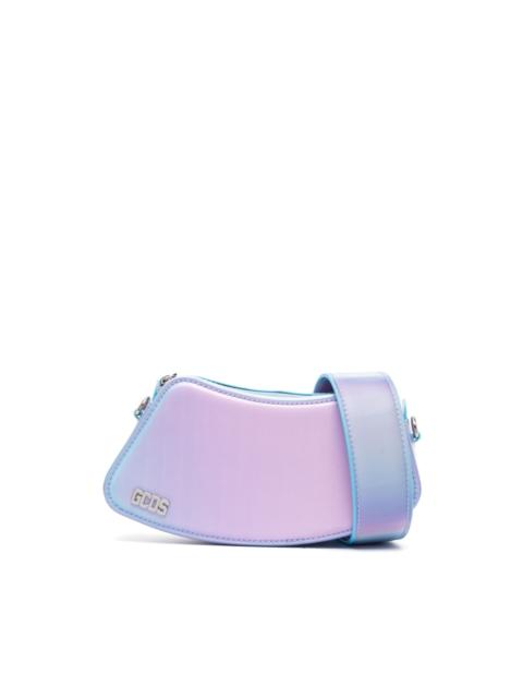 Comma holographic shoulder bag