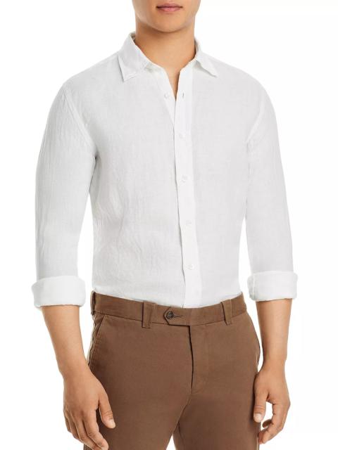 Chambray Linen Long Sleeve Shirt