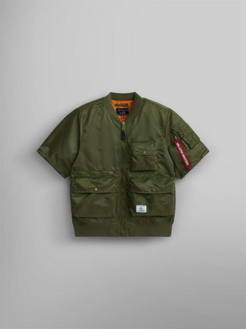 ALPHA INDUSTRIES L-2B SHORT SLEEVE BOMBER JACKET
