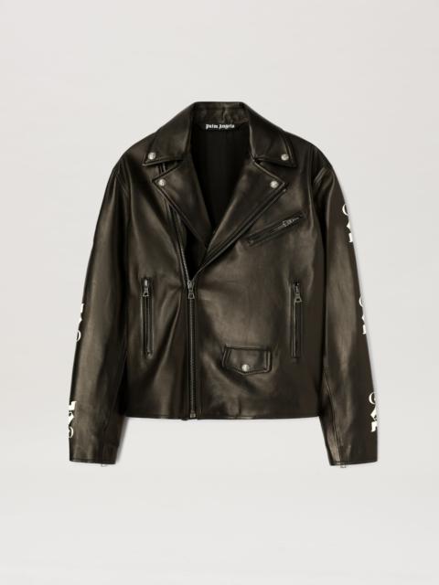 Palm Angels Leather Biker Monogram Series