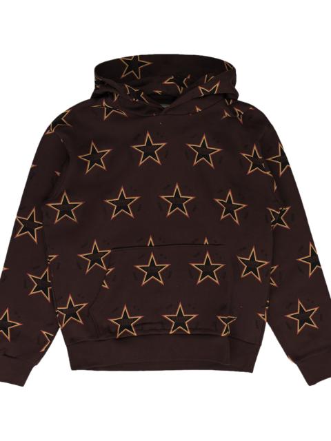 DENIM TEARS Every Tear Is A Star All Over Print Hoodie "Brown" DT747
