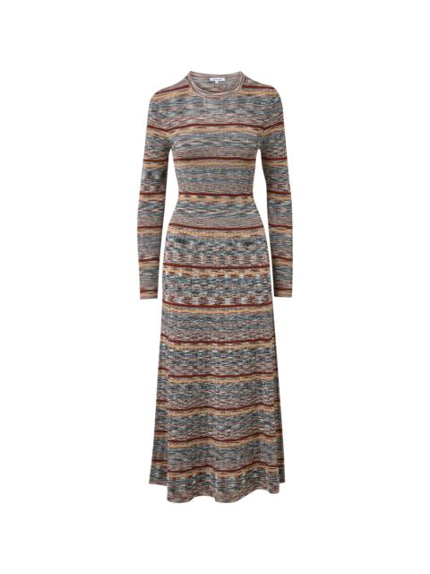 VERONICA BEARD NAMI KNIT MIDI DRESS