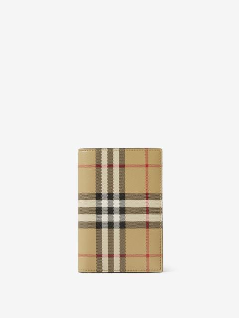 Burberry Check Passport Holder