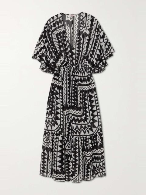 ERES Rivage printed silk-crepon dress
