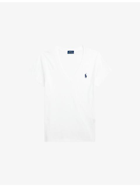 Polo Ralph Lauren Logo-Embroidered Short-Sleeve Cotton T-Shirt