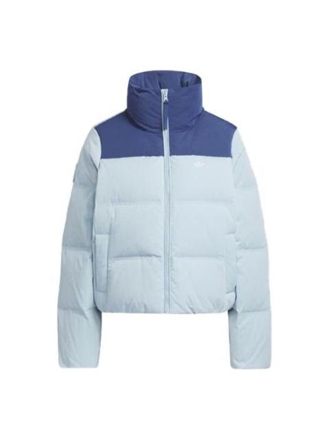 adidas (WMNS) adidas Originals Short Down Jacket 'Blue' IU4814
