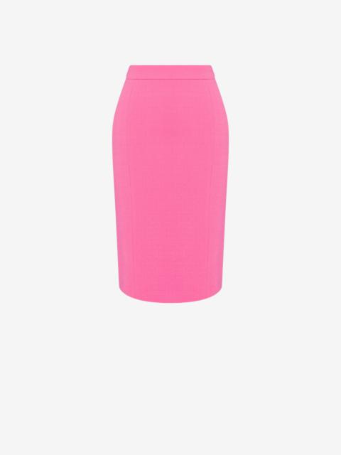 Moschino STRETCH VISCOSE CRÊPE SKIRT