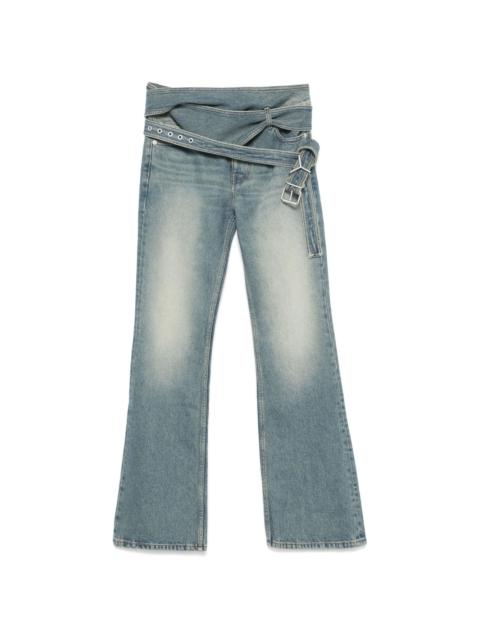Y/Project wrap belt jeans