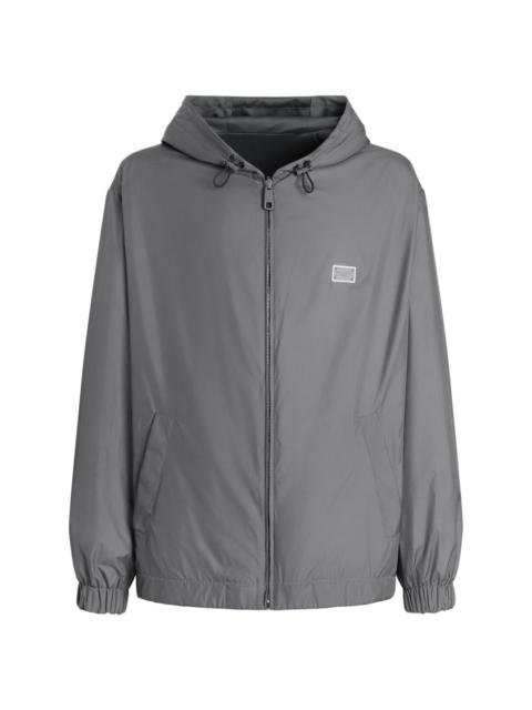 Dolce & Gabbana logo-plaque bomber jacket