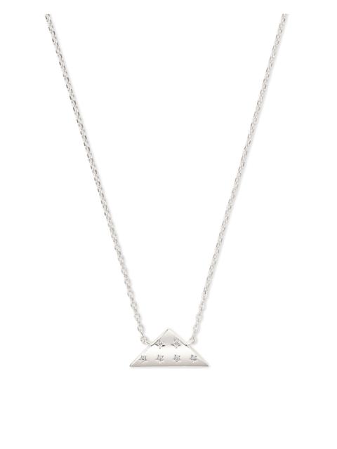 KENDRA SCOTT Folds of Honor Pendant Necklace in Silver