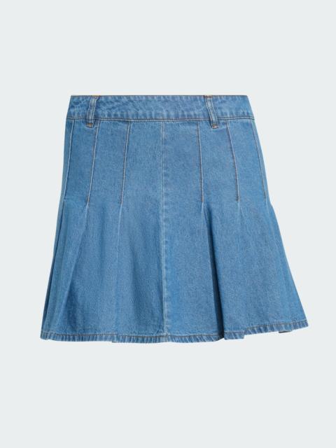 adidas DENIM PLEATED SKIRT