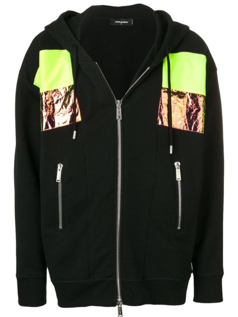 DSQUARED2 paneled hoodie