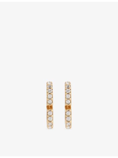 Valentino VLogo Signature Mini Oval Strass Earrings