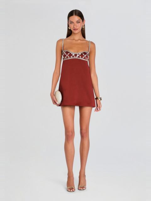 RETROFÊTE SOLERE EMBELLISHED DRESS